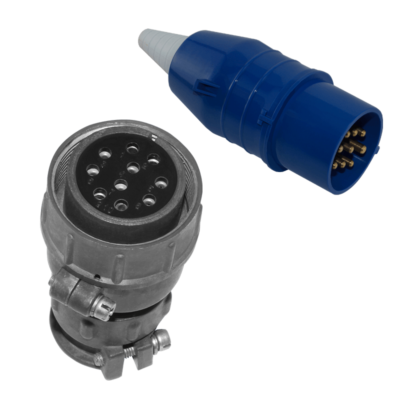 Розетка кабельная управления лебедки, 8 pin ZLP