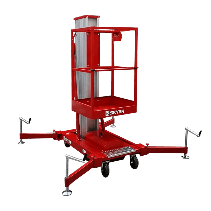 Телескопический одномачтовый подъемник SKYER GTWY9-100 AC/DC