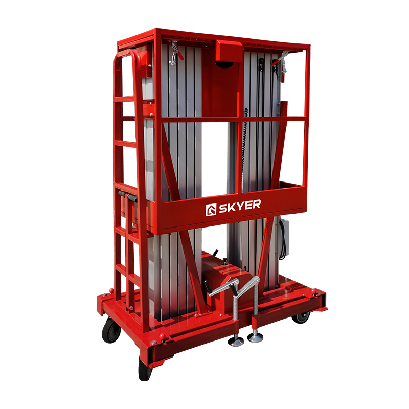 Телескопический двухмачтовый подъемник SKYER GTWY6-200