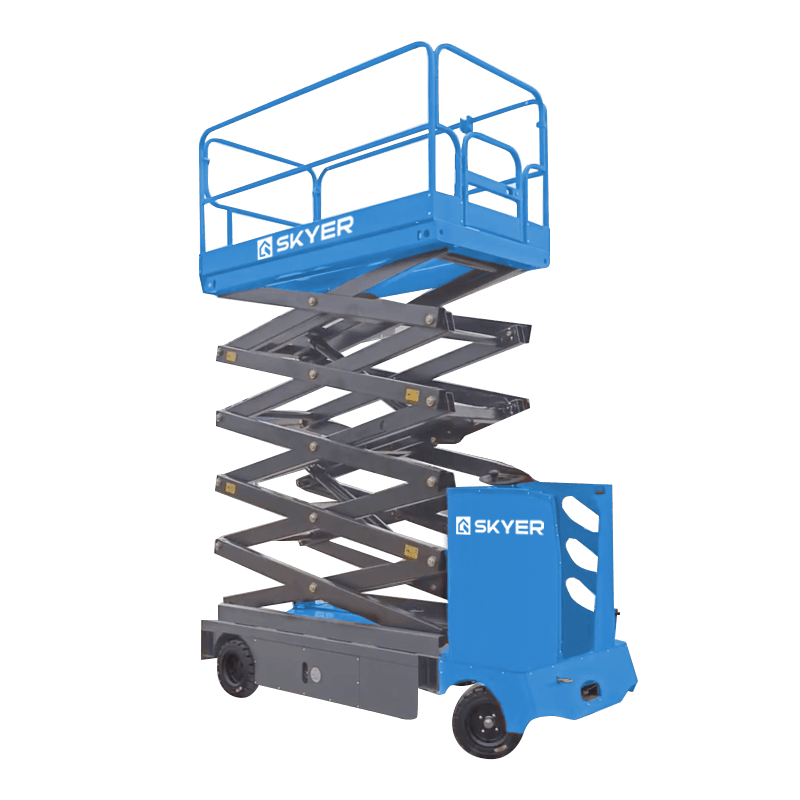 Самоходный ножничный подъемник с кабиной SKYER NPF1403