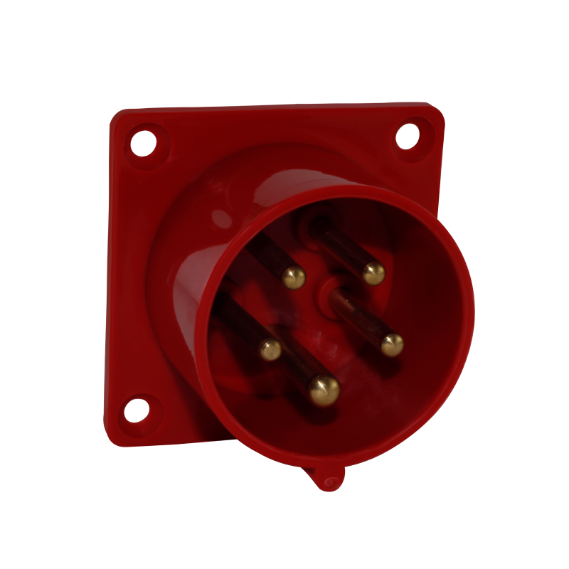 Разъем 380В, 5pin, пластик, для люльки ZLP (щитовая часть), папа